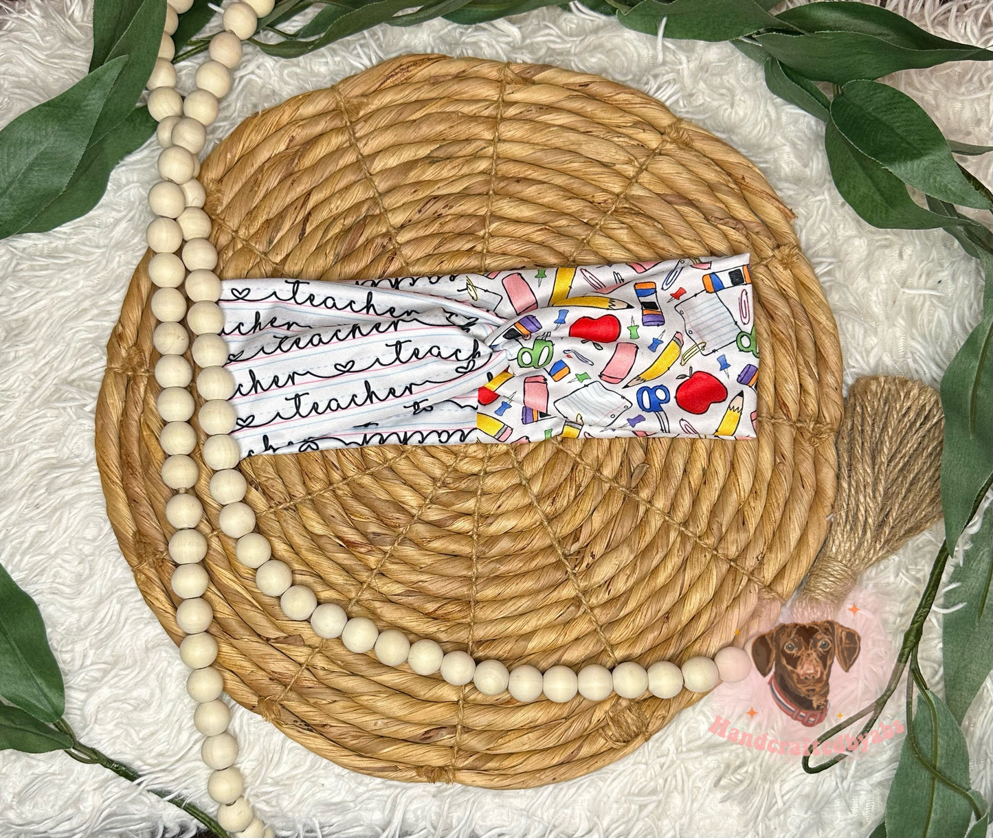 Teacher Two-Toned Headband