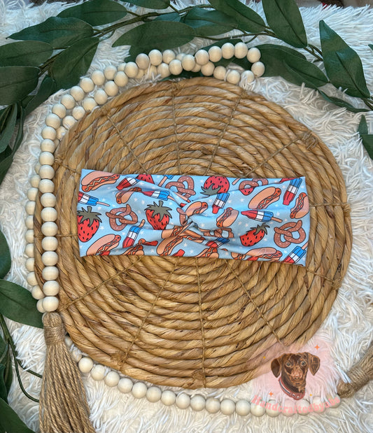 4th of July Food Headband