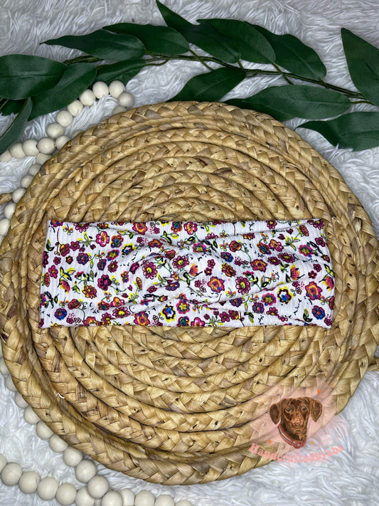 Ribbed Multi Floral Headband
