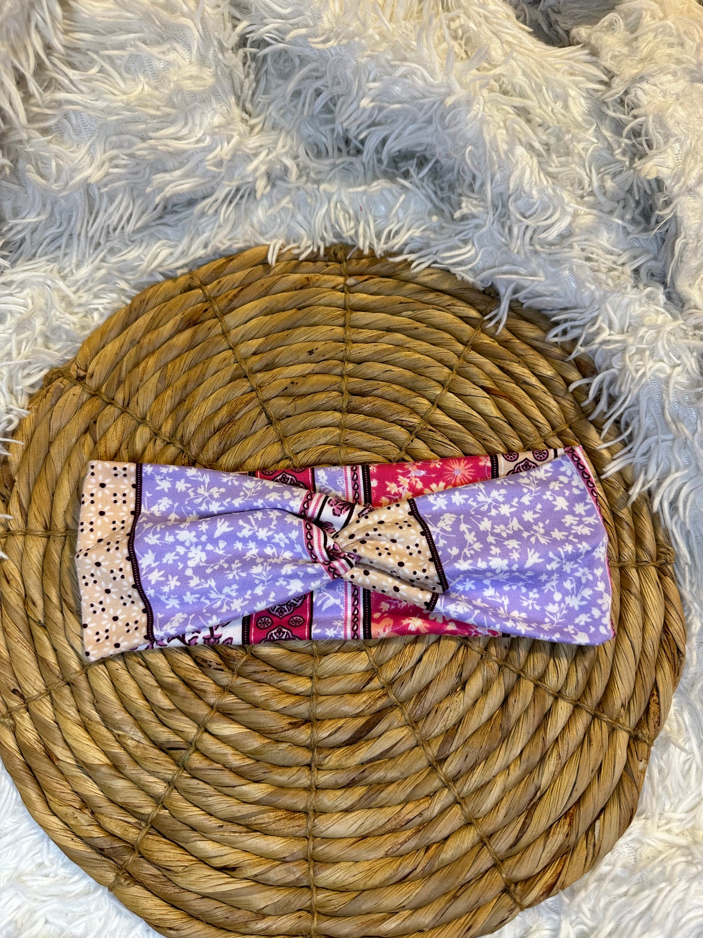 Boho Pink and Purple Headband