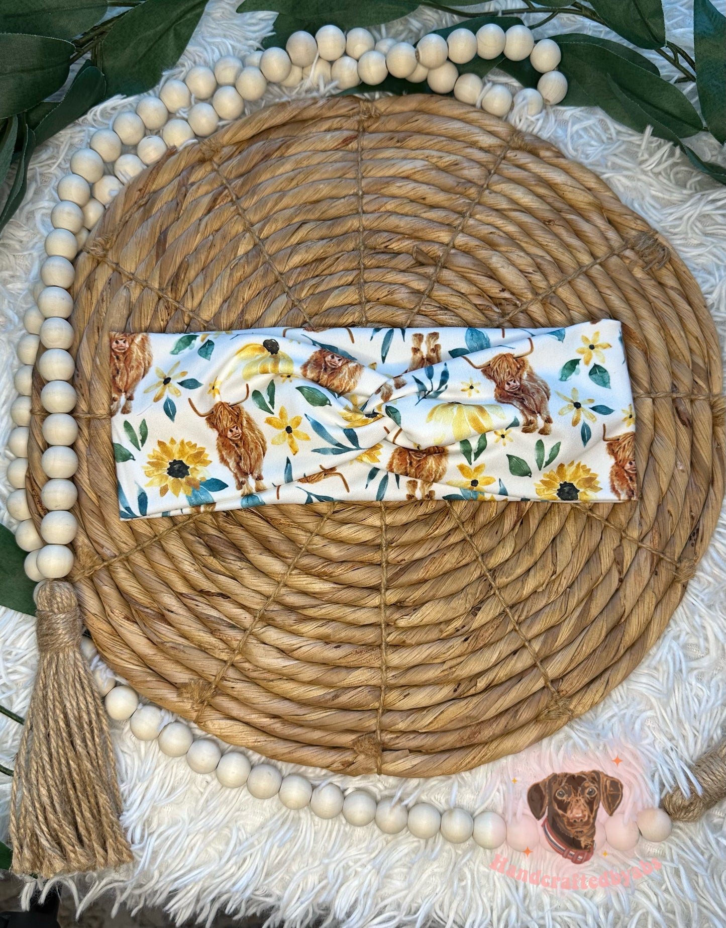 Highland Cow Headband