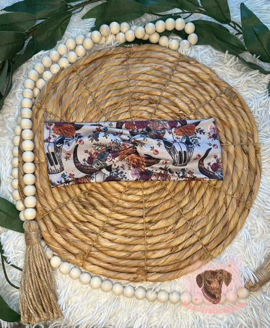 Western Skull Headband