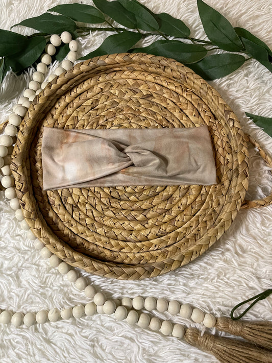 Nude Tie Dye Headband